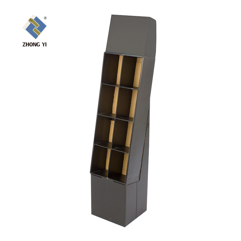 Merchandising Cardboard Free Standing Shelves Display Pallet for T-Shirt Clothing Display Stands