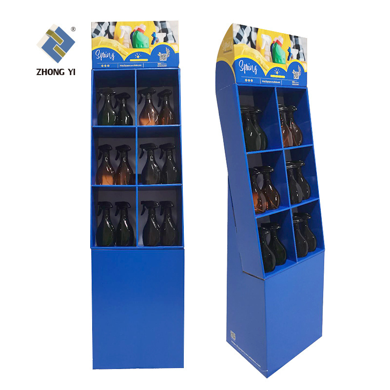 Custom Supermarket promotion Cardboard display rack Advertising counter top display stands Small counter display stand