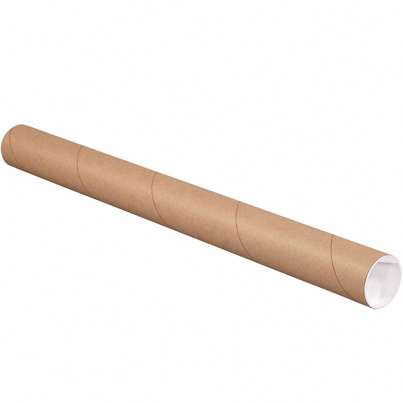 Custom Poster Packaging Tube Postal Cardboard Poster Mailer Tube Packaging For Wallpaper Poster Mailing Tube