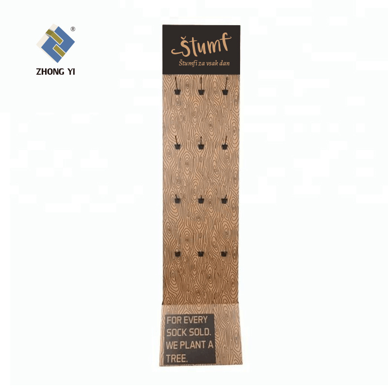 Cheap Price Floor Cardboard Glasses/hats/socks/scarf Hook Around Display Stands Racks For Retail Stores