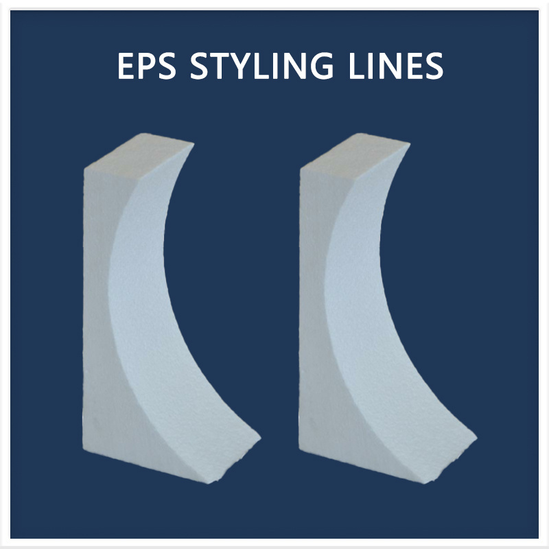 EPS Decorative Lines Foam Building Ceiling Cornice With Cement Coating Coving Wall Tile Panel