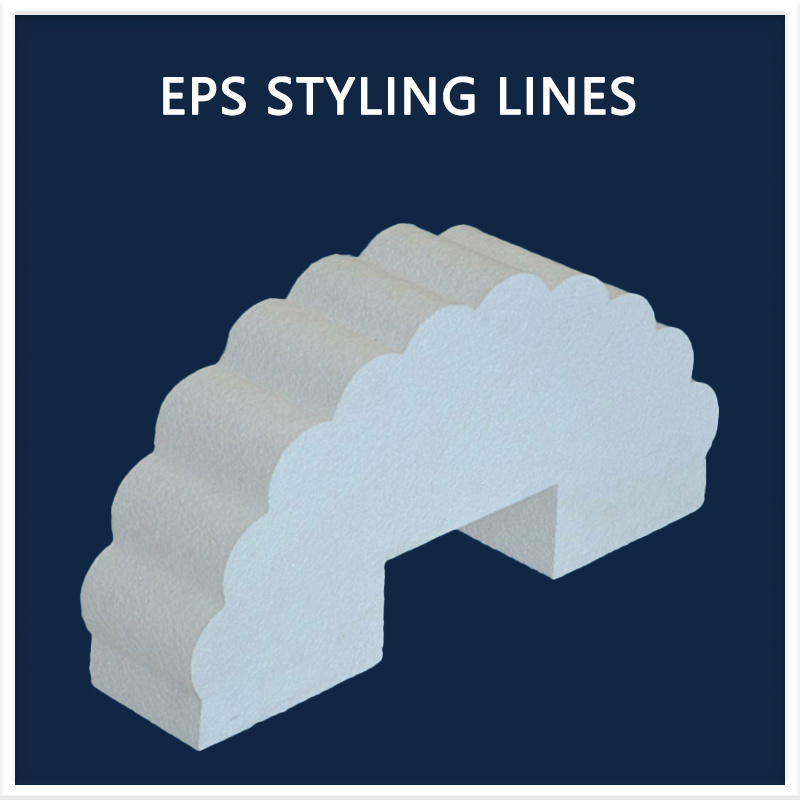 EPS foam decorative line of exterior wall Light decorative molding for the building