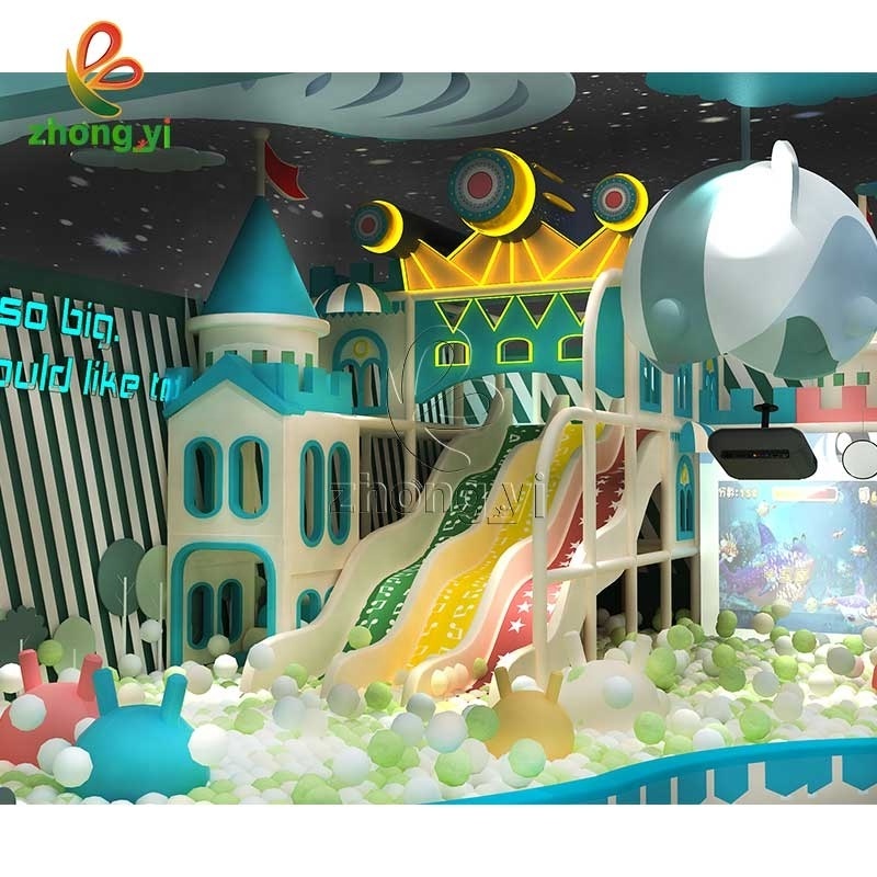 Children new style indoor playground hot sell multifunctional toys kids cheap colorful plastic swing slide