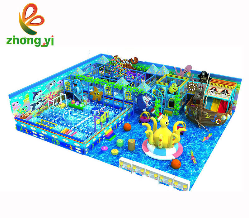 Kids play area plastic soft indoor playground equipment