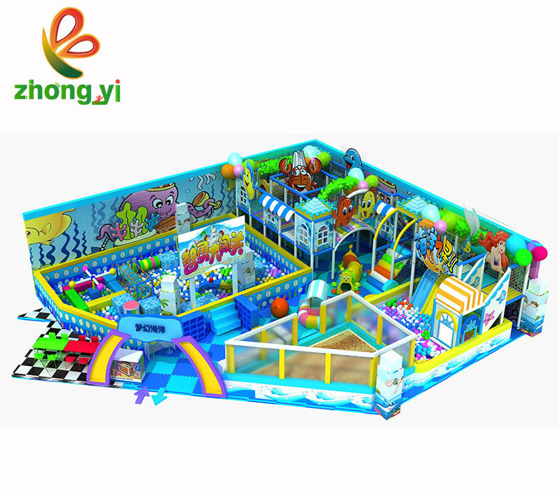 Kids play area plastic soft indoor playground equipment