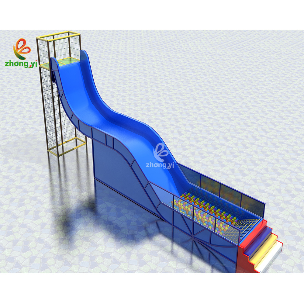 tube devil donut wave air valcano interactive trumpet drop tube spiral slide for adventure trampoline park indoor playground