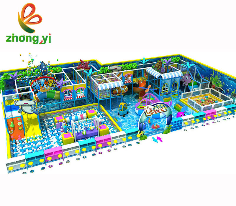 Kids play area plastic soft indoor playground equipment