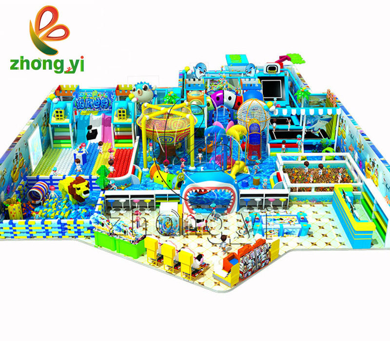 Kids play area plastic soft indoor playground equipment