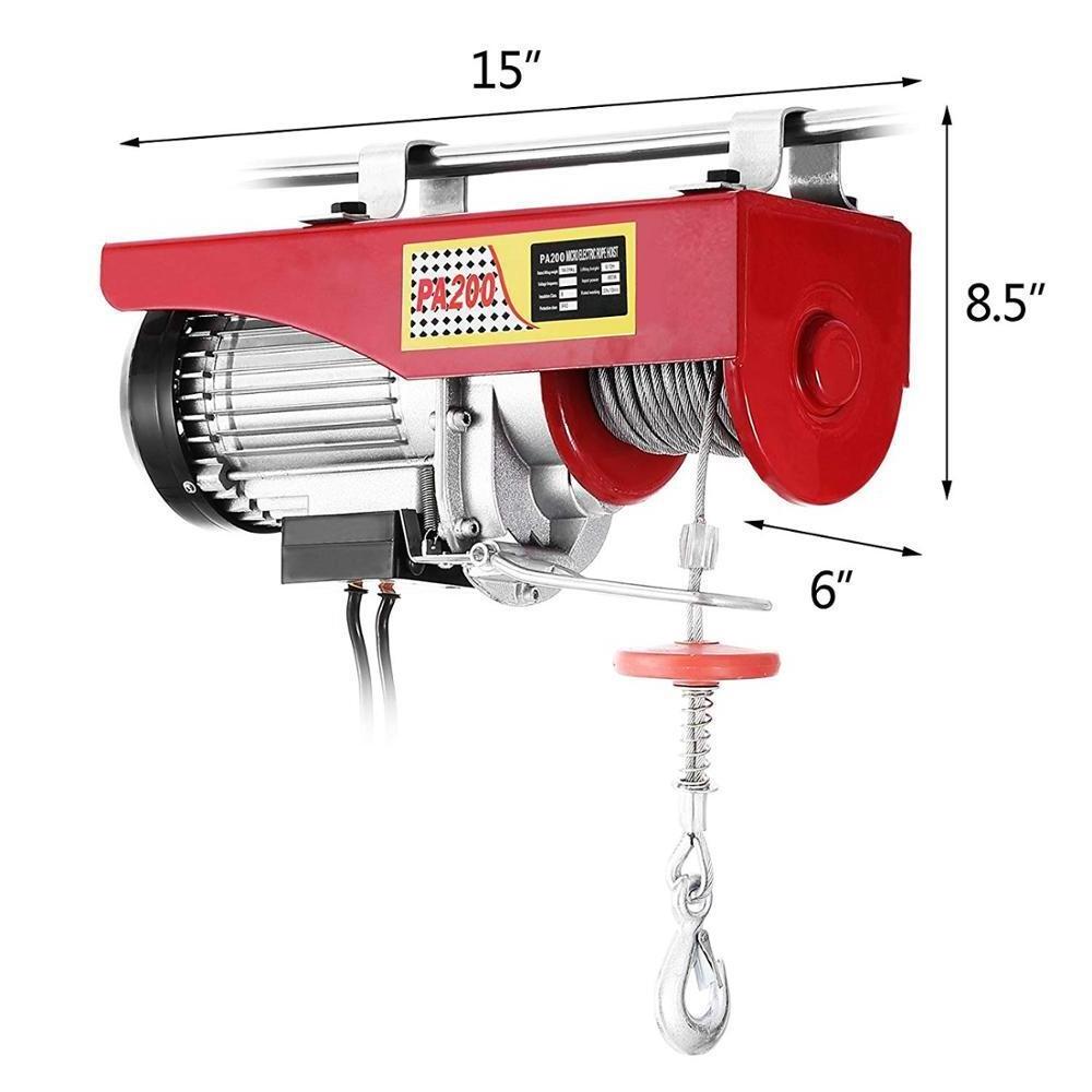 Lift Equipment Electric Hoist Remote Control Electric Winch Lift Electric Wire Hoist Cable Motor New Product 2020 Provided A3-A5