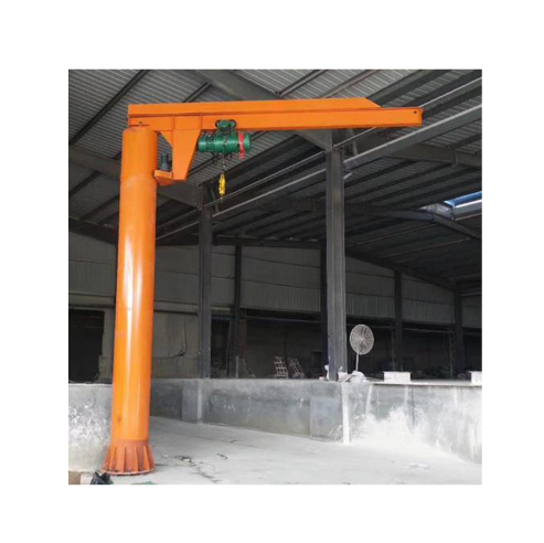 high efficient lifting swing jib crane  with wire rope hoist