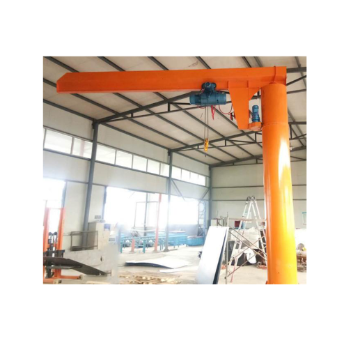 high efficient lifting swing jib crane  with wire rope hoist