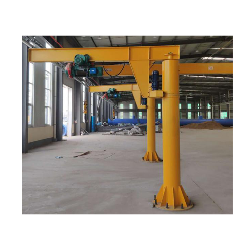 high efficient lifting swing jib crane  with wire rope hoist