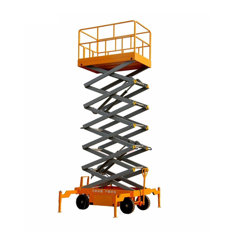 12 meter Scissor lift scaffolding  18m 500kg Hydraulic electric lift mobile scissor shear fork lift platform