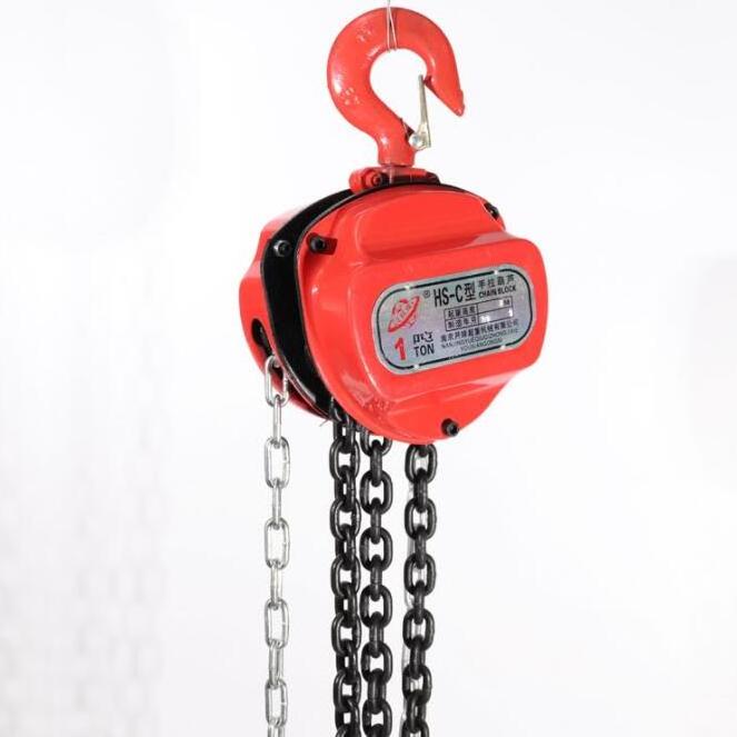 5 ton manual chain hoist  lifting hoist with motor trolley from professional factory manufacturer