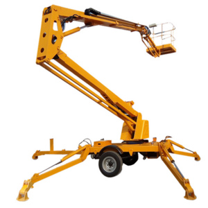 Window Cleaning Lift Machine Aerial Work Platform Skylifter 10m 18m Cherry Picker Towable Hydraulic Articulated Spider Boom Lift