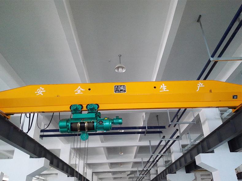 Single Girder 16 ton Overhead Crane Hoist Lift Single Beam Electric Bridge Crane Electric Trolley Overhead Crane