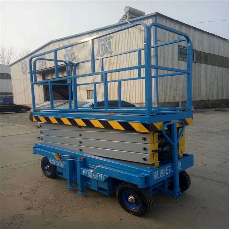 Zhongye 6m 8m 10m aerial sissor manlift platform 500kg hydraulic cilindro plataforma elevadora de tijera