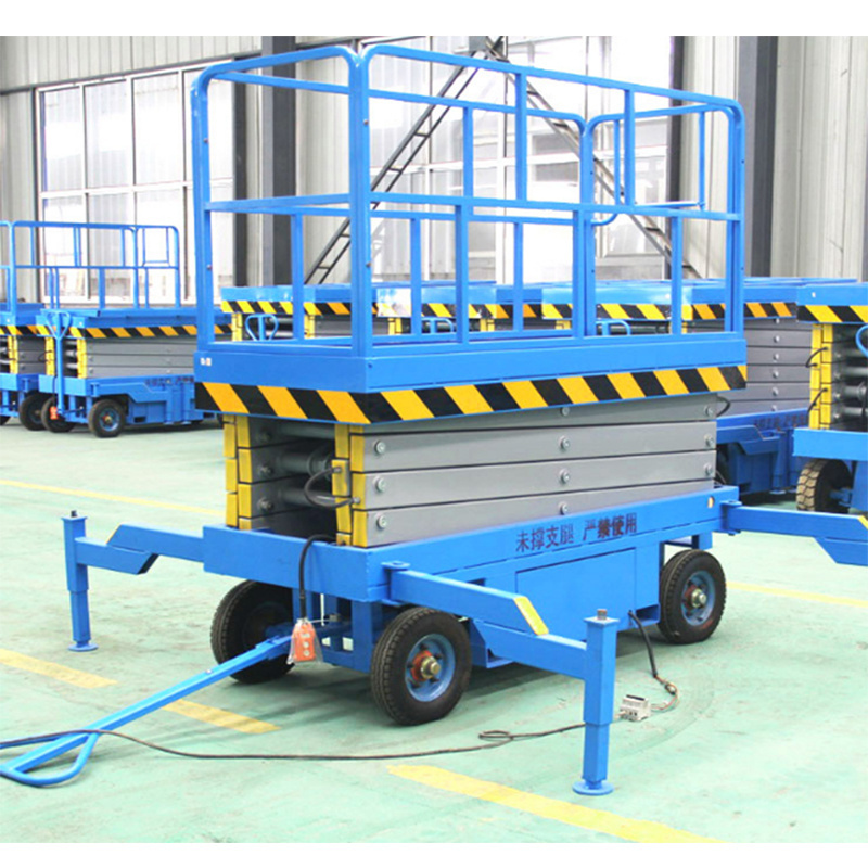 Zhongye 6m 8m 10m aerial sissor manlift platform 500kg hydraulic cilindro plataforma elevadora de tijera