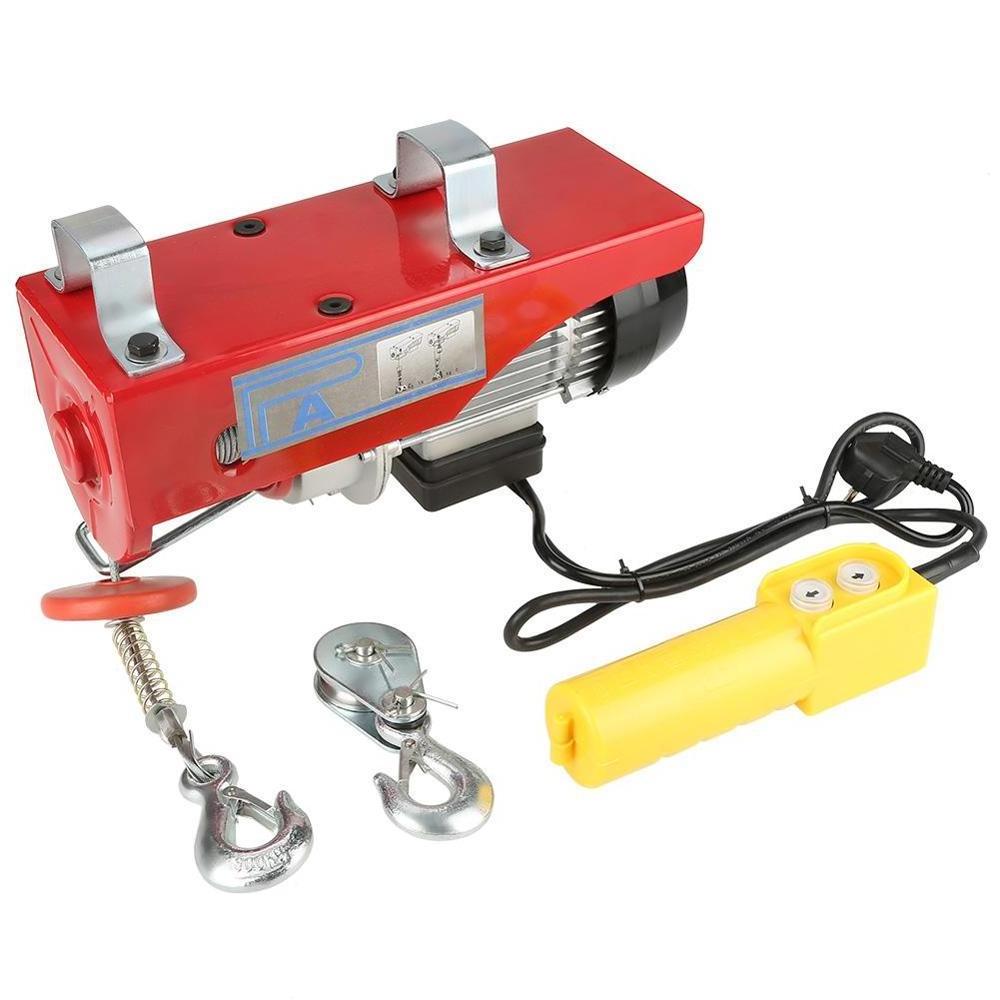 PA type PA250kg PA500 500kg 220v motor 1000kg small mini wire rope electric cable Pulley chain hoist crane winch