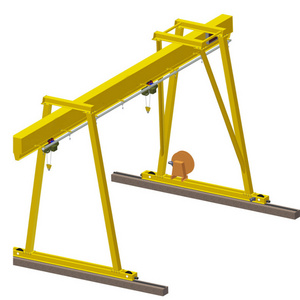 Single Beam Gantry Crane China Gantry Crane 5 Ton Price Single Girder Mobile MH Type Gantry Crane