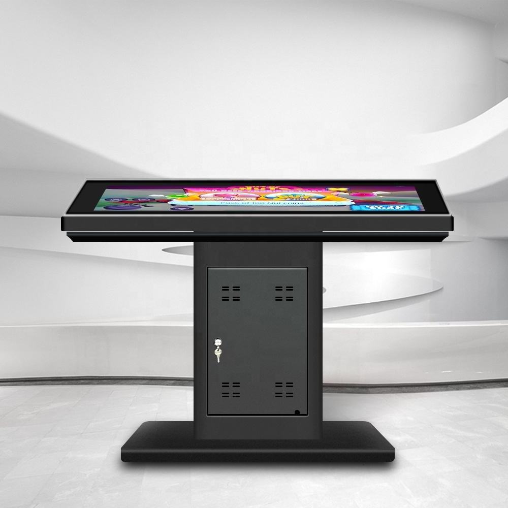 Interactive Screen Desk Smart Coffee Lcd Display Touch Table For Restaurant