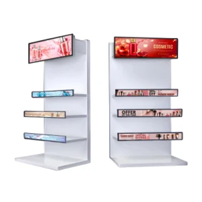 Stretched Bar Display Ultra Wide Lcd Panel Advertising Machine For Supermarket Shelves