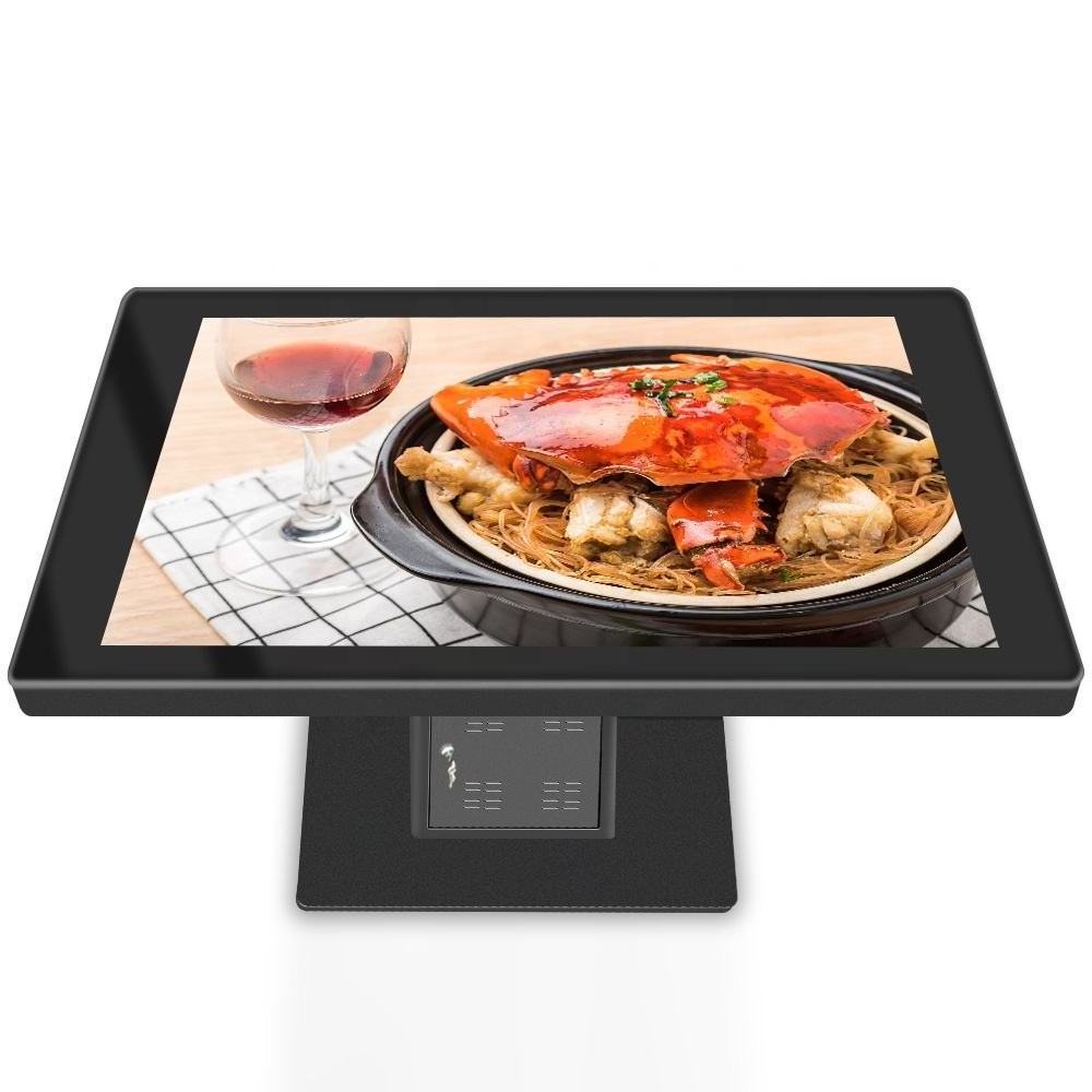 Interactive Screen Desk Smart Coffee Lcd Display Touch Table For Restaurant