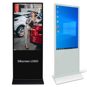 49inch ultra-thin floor-mounted advertising Totem indoor LCD digital signage display Android touch screen kiosk