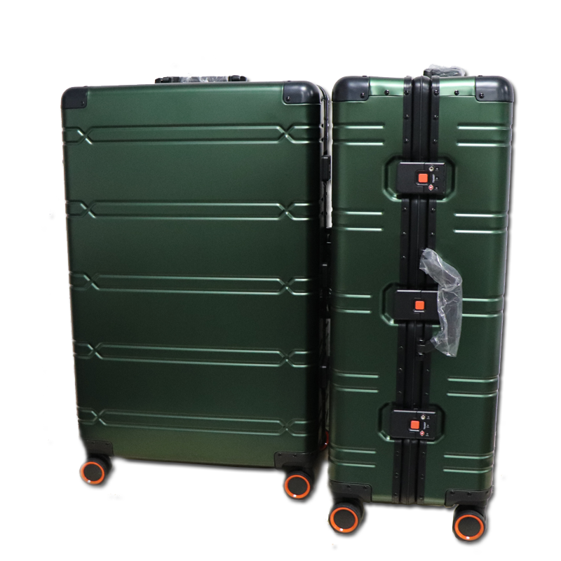 New Style All Aluminum Magnesium Alloy Travel Luggage Frame Pure Metal Portable Universal Wheel Tsa Password Suitcase