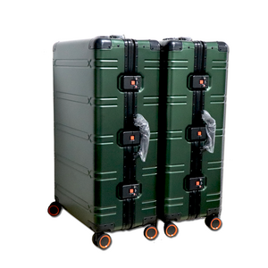 New Style All Aluminum Magnesium Alloy Travel Luggage Frame Pure Metal Portable Universal Wheel Tsa Password Suitcase