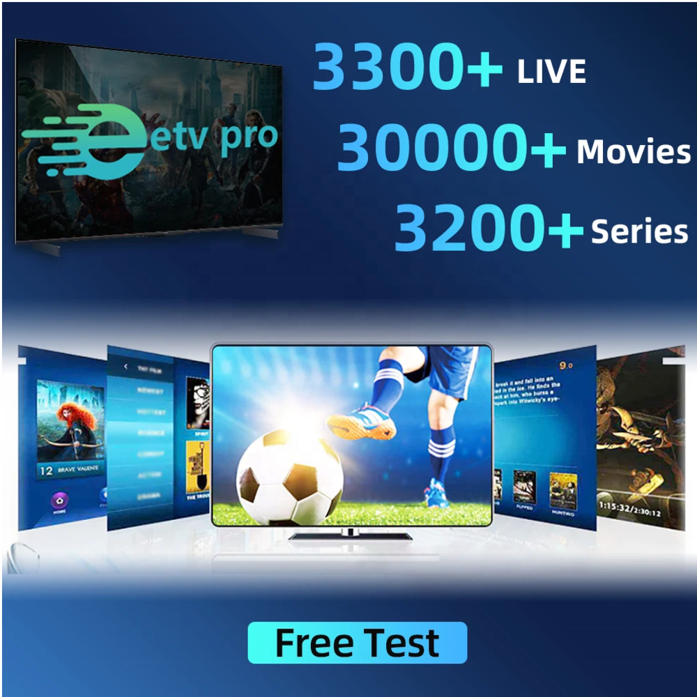 OTT For Germany Android IP TV Box EU plug free test 2024 Best 4k Live streaming Internet set-top box 2+16GB 24H Shipment