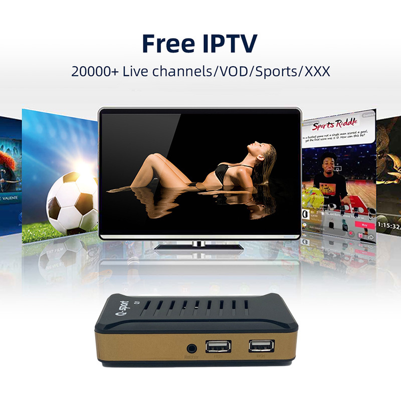 Cheapest Iptv Dvb S2 Fta Set Top Box Wifi Remote Control Tv 4k Hd Tv Sets Satellite Receiver Digital Set-top Box