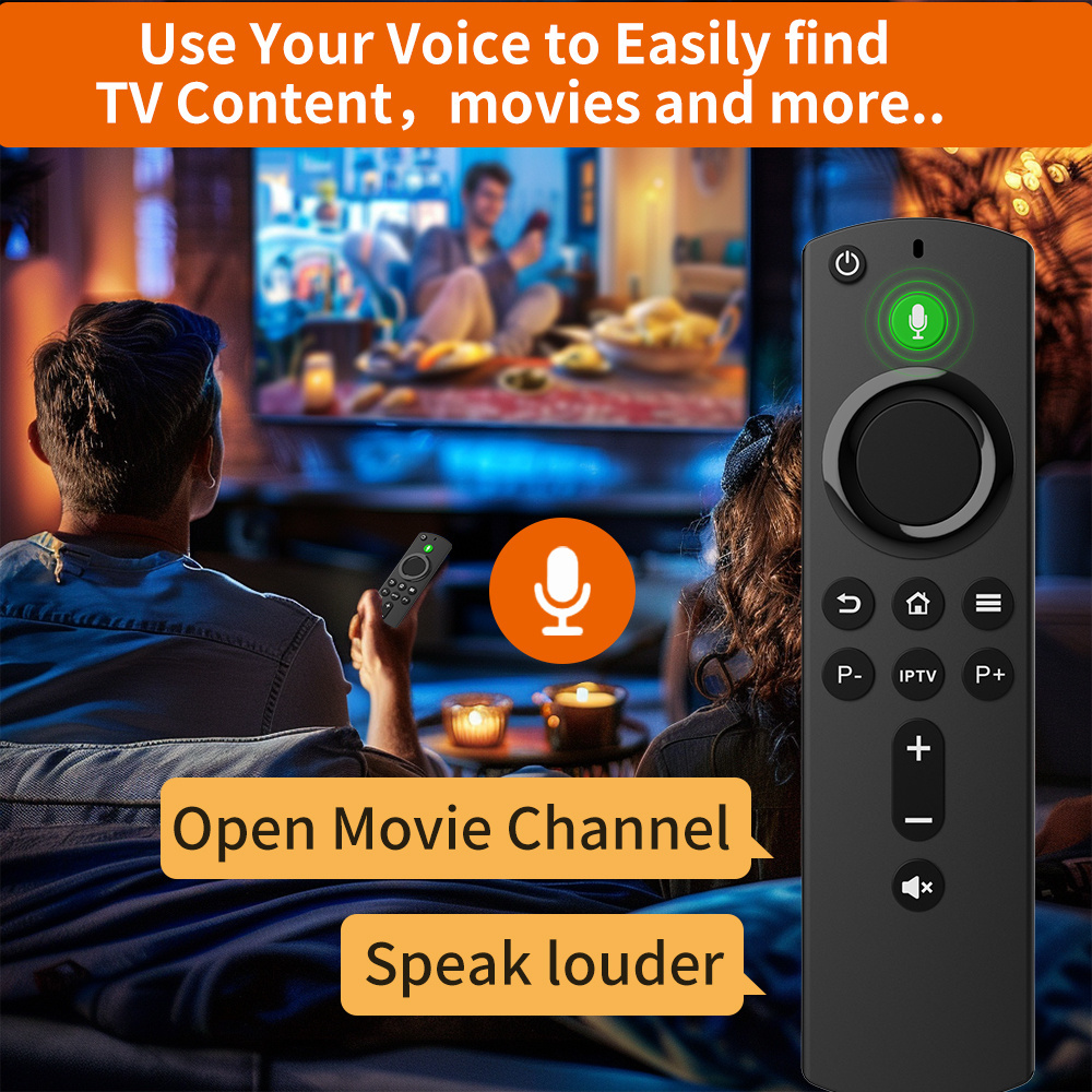 2024 Best 4K IPTV Voice Kits Remote Control with Free Test Stable Streaming Subscript smart tv box Android Reseller Panel