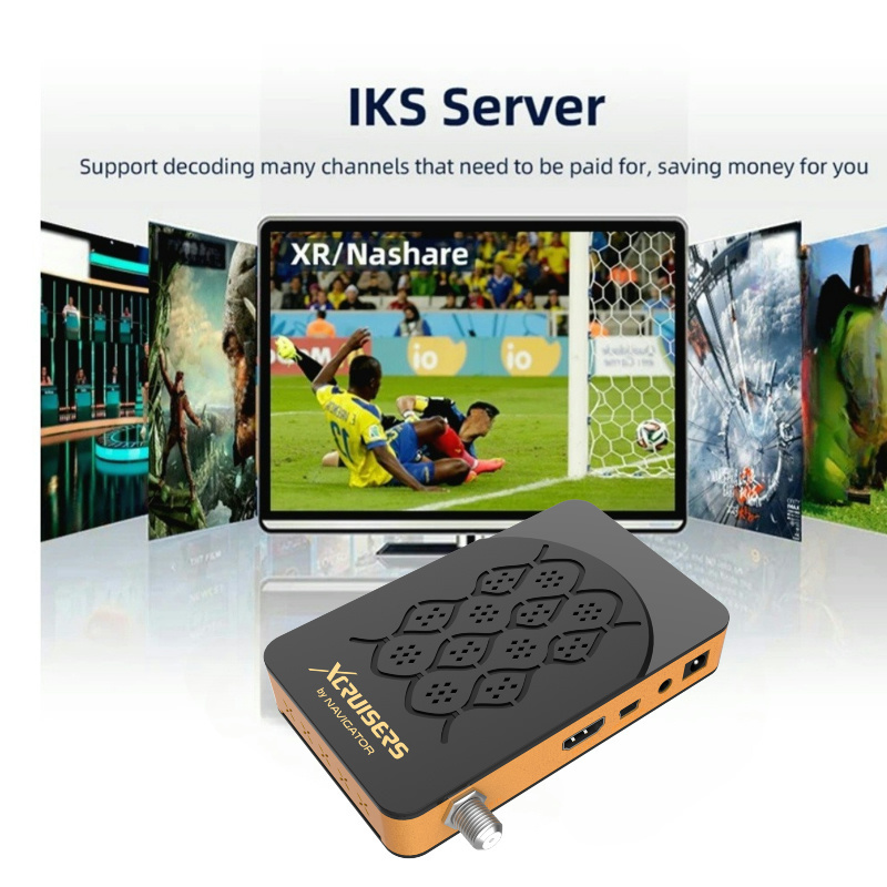 2024 Cheapest Africa DVB-S2 decoder Satellite TV Receiver free to air iks server HD 1080P h.264 decoders with Bluetooth Remote