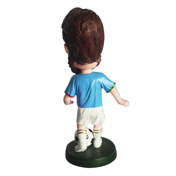 custom cheap mini football figures toy  miniature soccer player action figure