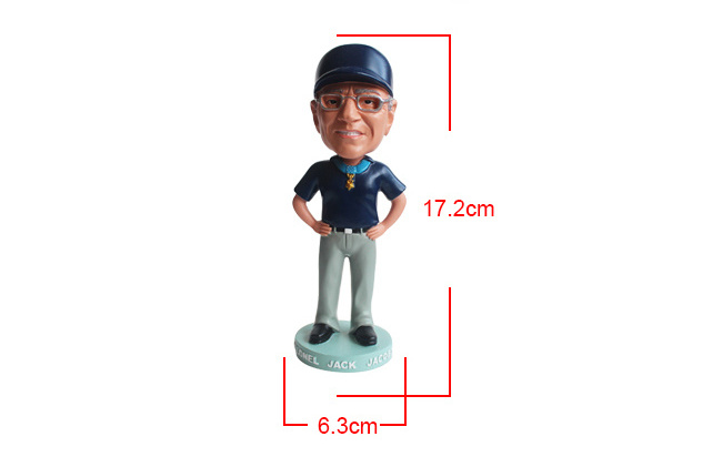 Custom resin cartoon character famous people bobble head