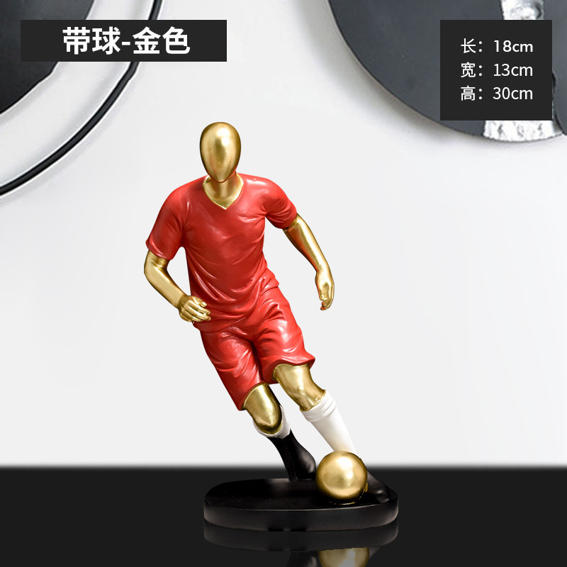 Customized mascot for athlete figure statues at the 2024 Paris Games in France bobblehead resin gifts resin Trophy footballer