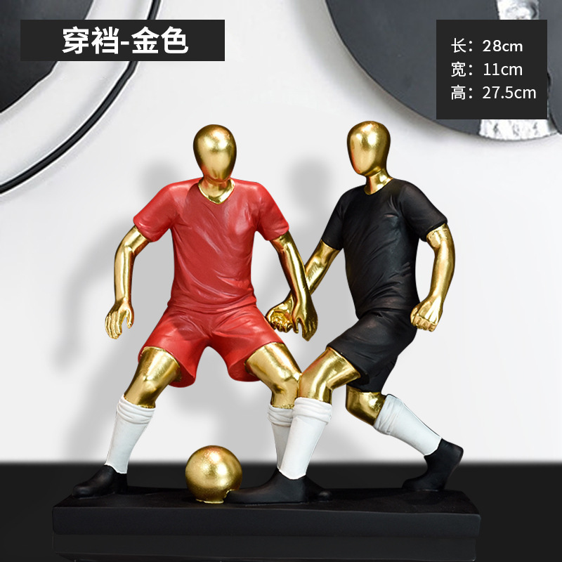 Customized mascot for athlete figure statues at the 2024 Paris Games in France bobblehead resin gifts resin Trophy footballer