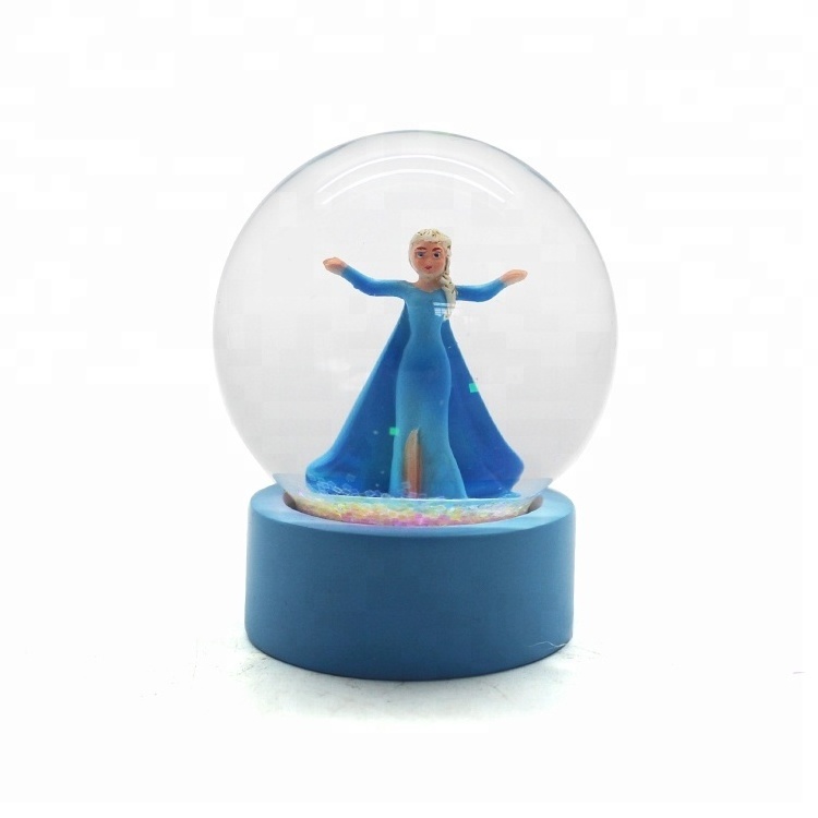 custom figurine Dancing queen snow globe home decor sculpture Christmas snow globe