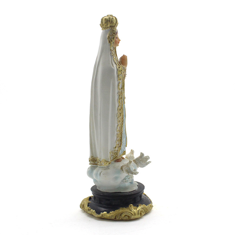 custom antique Europe style polyresin catholic religious blessed virgin mary statue