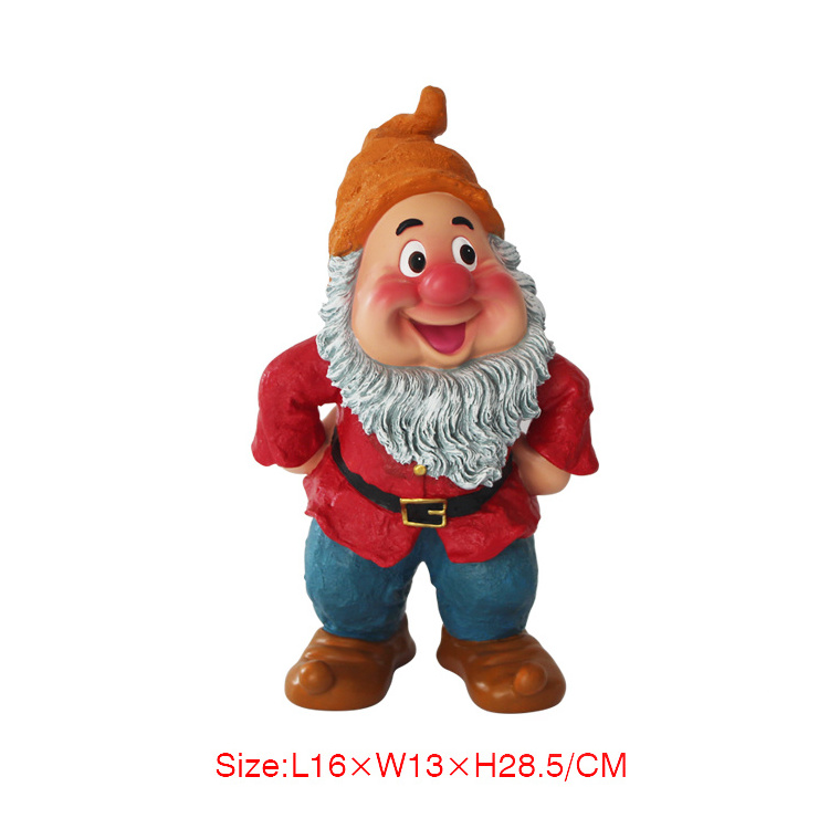 Resin wholesale custom garden decoration cartoon classic character Seven Dwarfs statue