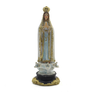 custom antique Europe style polyresin catholic religious blessed virgin mary statue