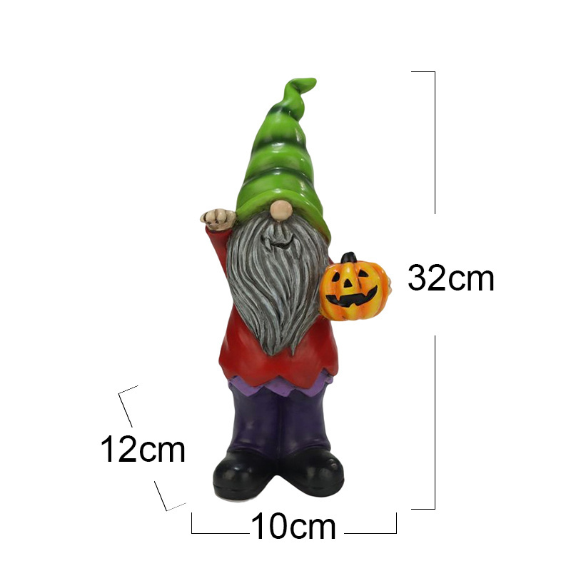 Resin Craft Figurine Terrible Vampire Zombies Gnome 12inch Height for Halloween Festival Indoor outdoor Accessories decoration