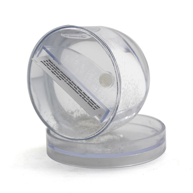 Custom plastic photo snow globe souvenir photo snowglobe