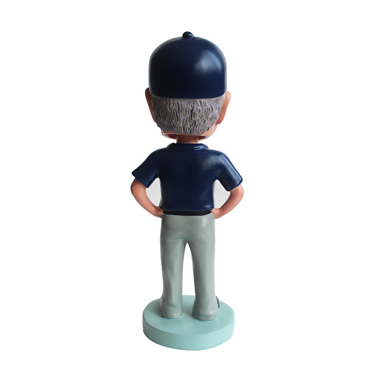 Custom resin cartoon character famous people bobble head