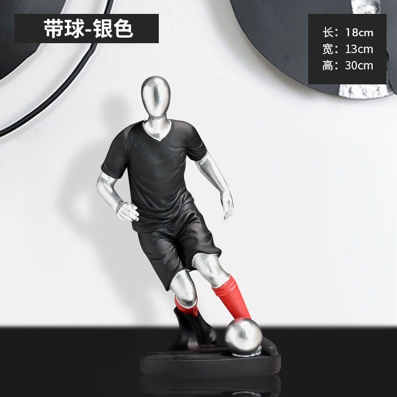 Customized mascot for athlete figure statues at the 2024 Paris Games in France bobblehead resin gifts resin Trophy footballer