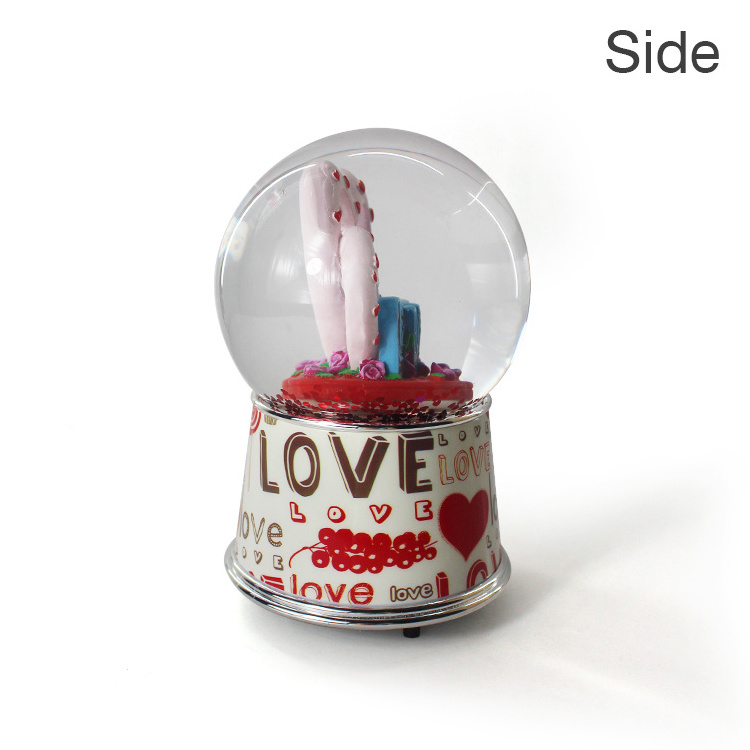 Music Water Snow Globe  balloons home table desk  decoration lovely gifts souvenirs