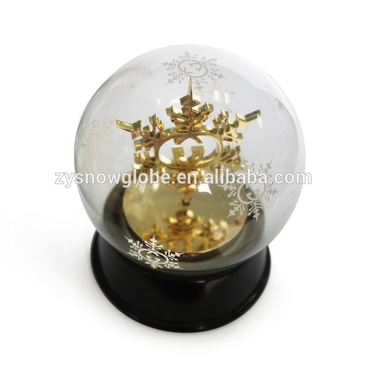 Hot sale empty clear glass snow globe kit