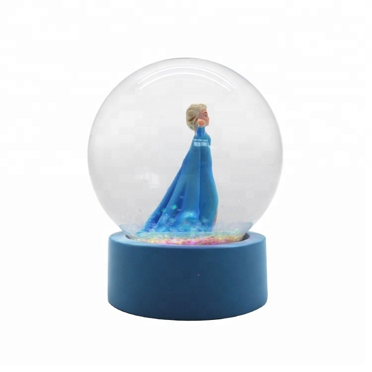 custom figurine Dancing queen snow globe home decor sculpture Christmas snow globe