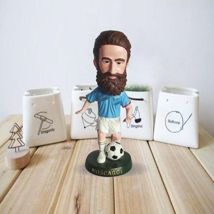 custom cheap mini football figures toy  miniature soccer player action figure